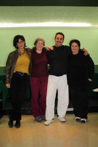 Staff Sicilia 2014/2016 . Da sinistra: Flora Curci ; Valentina Portelli ; Giuseppe Orlando (RR) ; Mariachiara Vinti ( DAR)